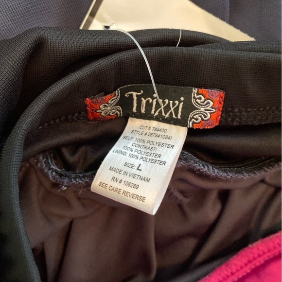 Trixxi Strapless Dress - Pink and Gray - Picture 3 of 4